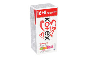 Тампон Kotex Ultra Sorb Silky Cover super 16шт
