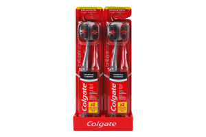 Щетка зубная Medium Charcoal Colgate 2шт