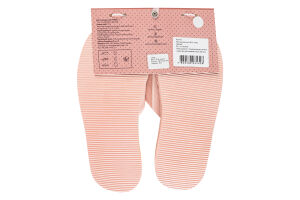 Капці відкриті домашні жіночі Twins №7134 36-37 пудровий