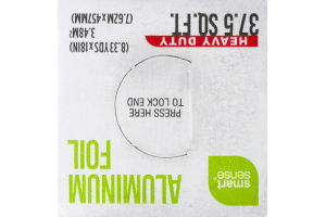 Smart Sense Aluminum Foil Heavy Duty 37.5 Sq. Ft.