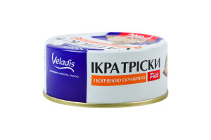Икра трески с копченой скумбрией Pate Veladis ж/б 100г