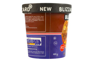 Морозиво 13% пломбір Карамель-брауні-арахіс Blizzard ст 340г