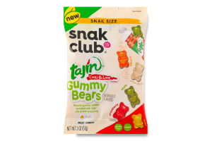 Цукерки Snak Club Tajin ведмедики жувальні
