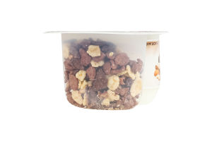 Йогурт 6.3% десертный 91г с хрустящими кукурузными хлопьями в шоколадной глазури 11г Fantasia Деліссімо ст 102г