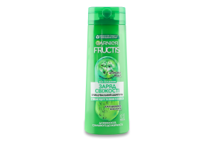 Шампунь для волосся схильного до жирності очищувальний Заряд свіжості Garnier Fructis 400мл