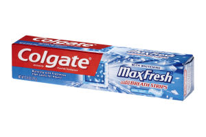 Colgate Fluoride Toothpaste Max Fresh Whitening Cool Mint
