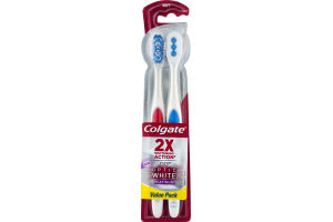 Colgate 360 Optic White Platinum Toothbrushes Soft - 2 CT