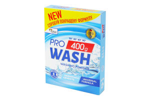 Порошок для стирки универсальный Океанская свежесть Pro Wash 400г