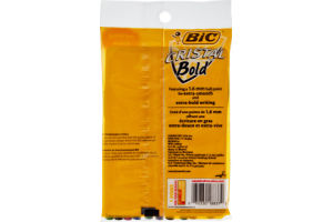 Bic Crystal Bold Assorted Color Ball Point Pens - 10 CT