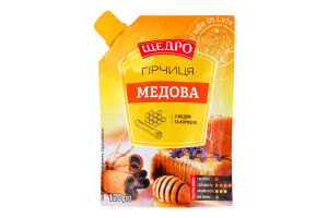 Гірчиця Медова Щедро д/п 120г