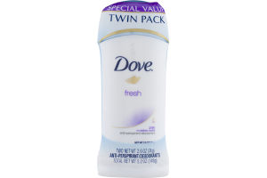 Dove Fresh Anti-Perspirant/Deodorants - 2 PK