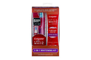 Colgate Optic White Platinum 2-In-1 Whitening Kit