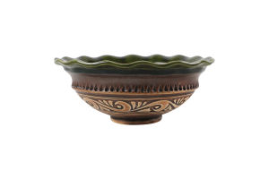 Миска-волновка 0.75л Шляхтянская Покутська кераміка 1шт