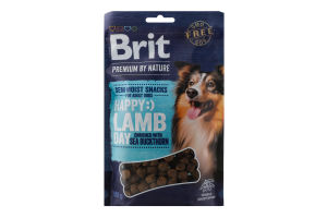 Лакомства для собак всех пород полумягкие Happy Lamb Day Premium by Nature Brit д/п 180г