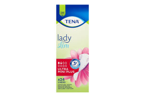 Прокладки урологические Ultra Mini Plus Lady Slim Tena 24шт