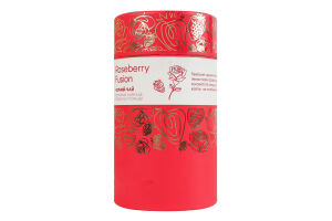 Чай чорний байховий ароматизований листовий з рослино-фруктовою сировиною Трояндово-ягідний ф'южн Tea Moments тубус 70г