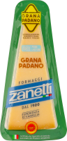 Сир 32% твердий безлактозний Grana Podano Zanetti в/у 0.2кг