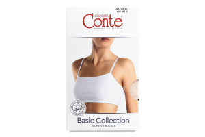 Бюстьє жіноче Conte elegant Basic Collection №LBE2018 170-88/S natural