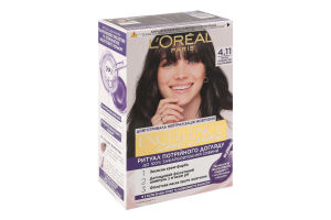 Крем-фарба д/волосся Екселенс Кул Крем 4.11 ультрапопелястий каштановий Лореаль
