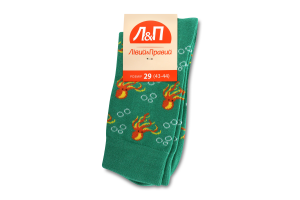 Носки мужские Лівий&Правий Море 29 зеленый