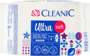 Прокладки гігієнічні Cleanic Soft Ultra нічні