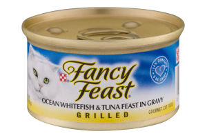 Fancy Feast Ocean Whitefish & Tuna Feast In Gravy Grilled Gourmet Cat Food