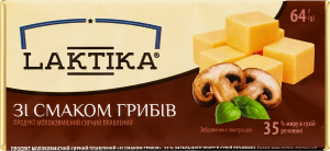 Продукт сырный 35% молокосодержащий плавленый Со вкусом грибов Laktika м/у 64г