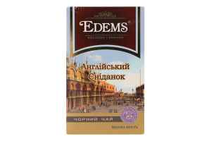 Чай черный листовой Английский завтрак Classic collection Edems в/с к/у 100г