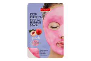 Маска пенная глубоко очищающая Персик Purederm 25г