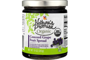 Nature's Promise Organic Fruit Spread Concord Grape