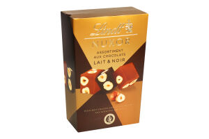 Цукерки Lindt Nuxor з цільним фундуком асорті