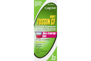 CareOne Adult Tussin CF Multi-Sympton Cold Non-Drowsy