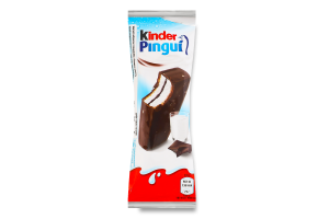 Пирожное бисквитное с шоколадом и молочной и какао начинкой Pingui Kinder м/у 30г