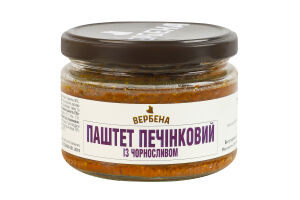 Паштет печінковий із чорносливом стерилізований Вербена с/б 200г