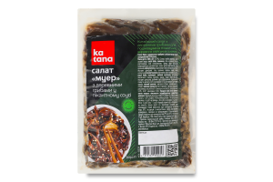Салат замороженный с древесными грибами в пикантном соусе Муэр Katana в/у 300г