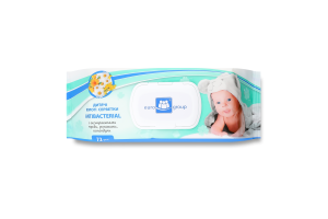 Серветки вологі Еврогруп дит. упак. 72 шт. Antibacterial