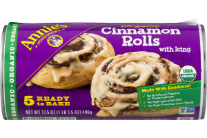 Annie's Homegrown Organic Cinnamon Rolls with Icing - 5 CT