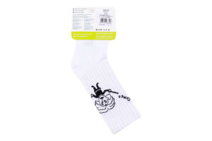 Шкарпетки дитячі Boy&Girl Einstein white р.16-18