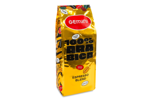 Кава натуральна смажена в зернах Espresso blend Gemini в/с м/у 1кг