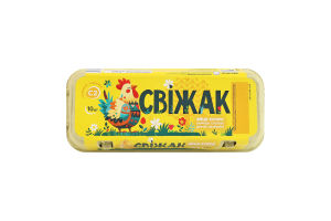 Яйца куриные пищевые столовые C2 Свіжак к/у 10шт