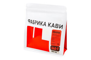 Кофе натуральный жареный в зернах Эфиопия Фабрика кави д/п 250г