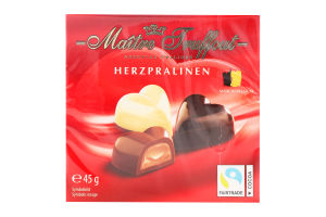 Цукерки Міні сердечка асорті 45г Метр Трюффо