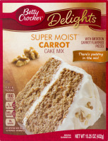 Betty Crocker Delights Super Moist Cake Mix Carrot