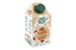 Напій мигдальний з рисом ультрапастеризований Vega Milk т/п 500мл