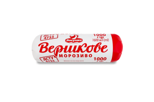 Морозиво 8.5% Вершкове Ласунка м/у 1кг