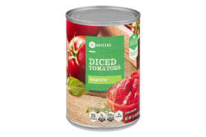 SE Grocers Diced Tomatoes Italian Style