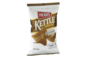 Herr's Kettle Cooked Potato Chips Dark Russet Potatoes