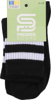 Шкарпетки Premier socks вис спорт смуж чорн р16-18