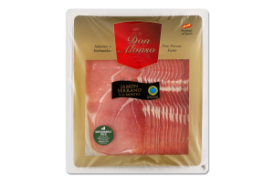 Хамон Серрано с/в 9-11місяців нарізка 250г в/у Дон Алонсо