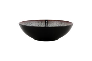 Тарілка супова Bolzano 630мл чорно-коричнева кераміка 18см Ardesтo